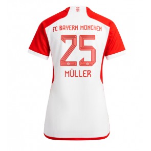 Bayern Munich Thomas Muller #25 Koszulka Podstawowych Kobiety 2023-24 Krótki Rękaw